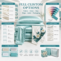 Ensemble de literie brodé sur mesure OEM ODM, housse de couette de luxe, drap, taie d'oreiller, logo personnalisé, ensemble de literie pour hôtel et maison