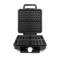 Plaques antiadhésives Multi Grille Gaufrier Ménage Haute Capacité 4 Grille Gaufrier Machine