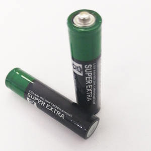 Batería de PVC con revestimiento de zinc y carbono, súper seca, R03 AAA 1.5V, ideal para interruptores, enchufes, calculadoras de coche y controles remotos. - Product Image 1