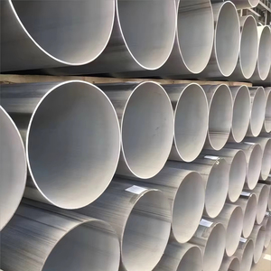 צינורות נירוסטה מרותך עמיד צינורות astm en עובי סטנדרטי אורך מותאם אישית - Product Image 1