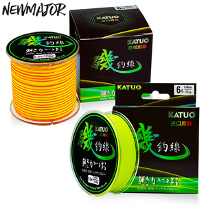 NEWMAJOR <span class=keywords><strong>KATUO</strong></span> 150M 500M Ligne de pêche en nylon 1.2-5.0 #   0.18-0.5mm 5.73-43LB Fluorescent Rock Fishing Surf Casting Saltwater Tackle - Product Image 1