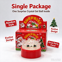 Cadeau de Noël : Jouet Squishy en forme de boulette de Noël, à remontée lente, pour la décompression et le soulagement du stress sensoriel