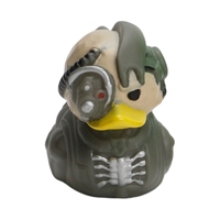 Canard en caoutchouc tactique pour Jeeps, jouet à presser en PVC, canard des forces spéciales avec casque, canard flottant en vrac, décoration de bureau, cadeau anti-stress