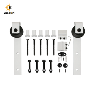 Oksun thép hiện đại trượt <span class=keywords><strong>Bypass</strong></span> <span class=keywords><strong>Closet</strong></span> cửa bộ dụng cụ phần cứng cho khách sạn & phòng ngủ thiết kế hiện đại - Product Image 4