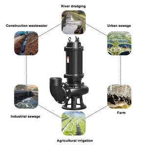 Pompe submersible électrique anti-colmatage de 14 pouces à 6 têtes pour le nettoyage des boues du lac Pont, 440 volts 50-60 Hz - Product Image 6
