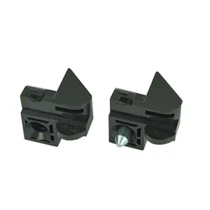 Black plastic nylon PA parts fittings for Rittal industrial cabinet door