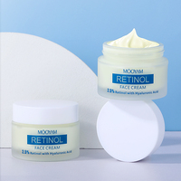 Crème au Rétinol Anti-Âge Élimine les Rides, Crème Visage Raffermissante Jour et Nuit avec Acide Hyaluronique, Liftante Cou et Visage