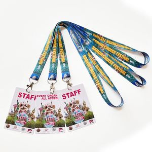 Hot Sale White Woven Polyester Fabric <b>Keychain</b> Lanyard Popular Off-Keys Wristbands for Promotional Use - Product Image 1
