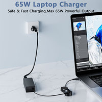 Adaptador de CA de escritorio negro 5V 9V 12V 15V 18,5 V 20V DC Fuente de alimentación 3a 2.5a 3.25a Adaptador de CA DC