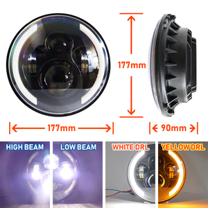 MOXI Nouveauté Phare de travail LED automatique 7 pouces Noir Phare de voiture pour voitures Motocyclettes Indice d'étanchéité IP68 Modèle <span class=keywords><strong>Wrangler</strong></span> - Product Image 5