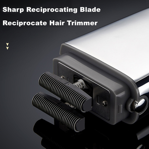 Afeitadora de barba con carga USB de Metal completo para hombre, Afeitadora eléctrica recíproca de doble cabezal para uso doméstico o hotelero - Product Image 4