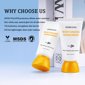 <span class=keywords><strong>Crema</strong></span> Solare Minerale all'Ossido di Zinco SPF <span class=keywords><strong>50</strong></span> Protezione ad Ampio Spettro con Acido Ialuronico Idratante Leggera Non Unta - Product Image 6