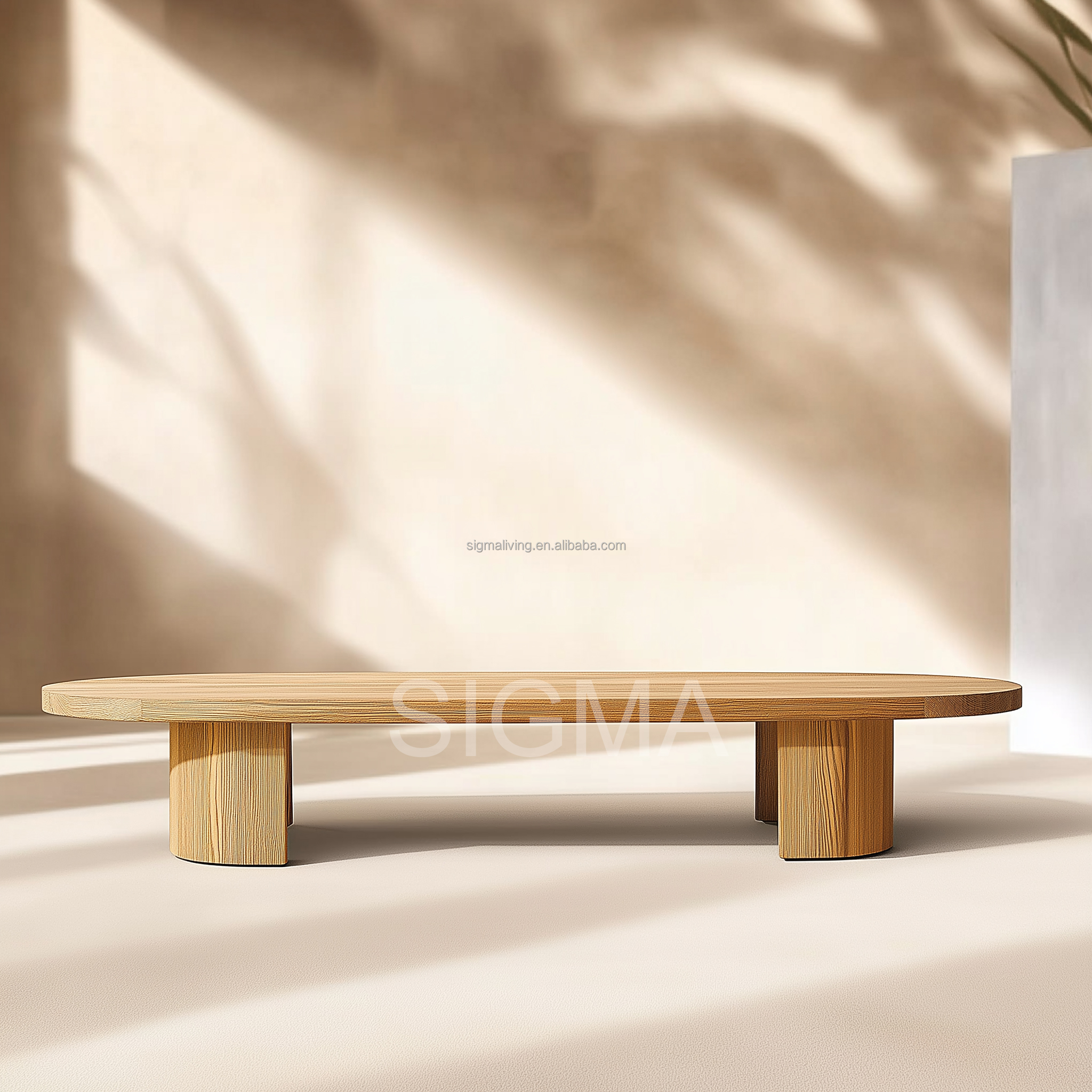 Jinhua Sigma Luxury Modern Outdoor Garden Sofa Set Teak Solid Wood with Fabric for Hotels Villas Parks and Living Room
