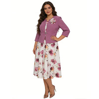 Offre Spéciale – Ensemble Deux Pièces Luxe Turc Grande Taille Style Africain pour Femme – Idéal pour l'Église