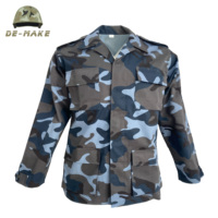 Ensemble uniforme tactique personnalisé de style BDU, unisexe, en polyester/coton Ripstop, chemise et pantalon de chasse, disponible en motif rayé tigre