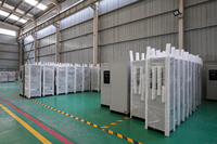 Stasiun Pengisian Daya Kendaraan Listrik (EV) DC GB CCS2 160kW Baru, Terpasang di Lantai, Input 380V, Warna Putih