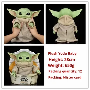 Action Figure di Alta Qualità di <span class=keywords><strong>Yoda</strong></span> <span class=keywords><strong>Baby</strong></span> da 11 Pollici in PVC, dal Mandaloriano, con Confezione Colorata - Product Image 2