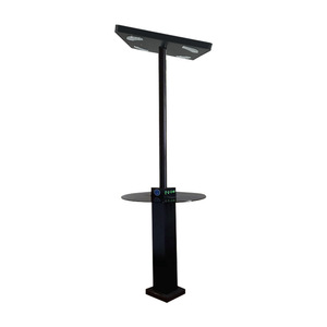Outdoor Solar Smart Table With <b>Usb</b> Charging <b>Bluetooth</b> Wifi Speaker Garden Set Modern Steel Park Furniture Light Feature - Product Image 3