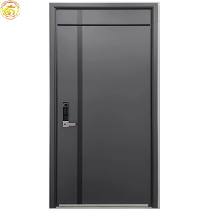 Porte de sécurité en aluminium antivol au design moderne, dernière <span class=keywords><strong>entrée</strong></span> de sécurité extérieure pour <span class=keywords><strong>maison</strong></span> et appartement - Product Image 5