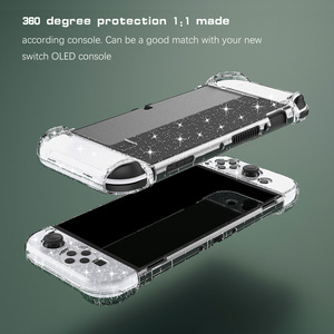 <b>Switch</b> <b>OLED</b> Glitter Crystal <b>Case</b> Protective Cover For Nintendo <b>Switch</b> <b>OLED</b> Console PC Material - Product Image 4