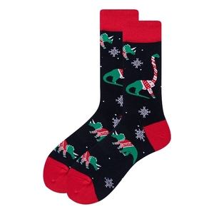 Chaussettes <span class=keywords><strong>de</strong></span> Noël extra larges pour hommes, taille 41-46, chaussettes <span class=keywords><strong>de</strong></span> fête en coton colorées, longueur mi-mollet, idée cadeau amusante et festive - Product Image 4