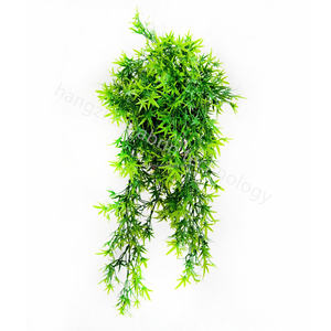 Hojas Blancas Artificiales en Polvo, Hojas Verdes Suculentas Artificiales, <span class=keywords><strong>Planta</strong></span> de Césped Artificial con Maceta Decorativa - Product Image 4