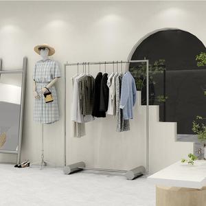 Rak <span class=keywords><strong>Display</strong></span> Toko Pakaian dari Baja Anti Karat, Rak Tengah Berdiri untuk Toko Pakaian, Rak Penyimpanan Pakaian Pria dan Wanita - Product Image 3