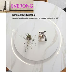 Table à manger nordique extensible en dalle <span class=keywords><strong>de</strong></span> roche, carrée et <span class=keywords><strong>ronde</strong></span>, en marbre blanc d'Italie, avec ensemble <span class=keywords><strong>de</strong></span> chaises - Product Image 6