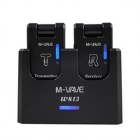 Émetteur-récepteur audio sans fil M-VAVE WS13 5,8 GHz avec étui de charge rechargeable pour guitare, basse et enregistrement vidéo