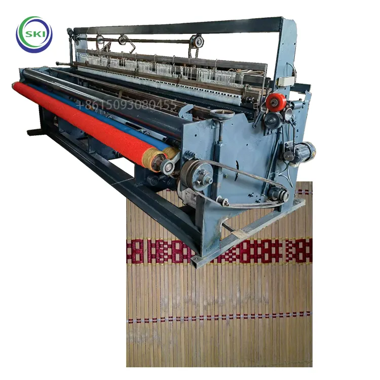 Goedkope Riet Weven Gras Mat Breien Machine Bamboe Mat Weven Making Machine