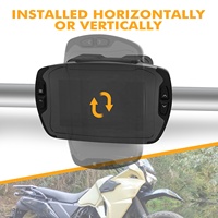 Abrazadera de barra de soporte GPS para manillar de motocicleta NiceCNC de 14MM para Kawasaki KLR650 KLR 650 2022-2023