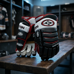 Cuir artificiel personnaliser gants de hockey sur glace - Product Image 3