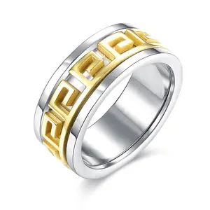 stainless steel ring discount stock no fading finger ring no tarnish no fade male female ring bijoux