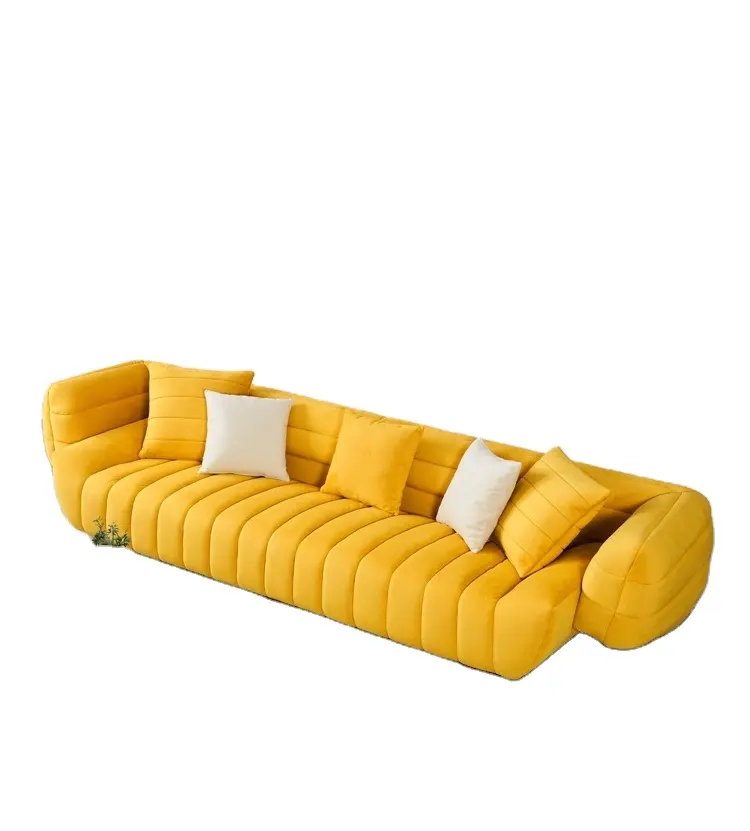 חדש נורדי דגם בקסטר האחרון איטלקי מעצב בד ספה בננה פנאי ספה