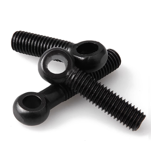 Pernos de Ojo Completamente Roscados de Acero al Carbono con Óxido Negro M4 M5 M6 M8 <span class=keywords><strong>M</strong></span> <span class=keywords><strong>M</strong></span> M14 M16 M18 M20 - Product Image 2