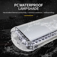Ambulance Led Road Flares Blinkend Gelb Amber Strobe Warnleuchte 60CM 48 LED Aluminium gehäuse Verkehr