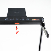 Treadmill Hemat Ruang Berkualitas Tinggi OEM dan ODM untuk Penggunaan di Rumah, Perakitan Bebas, Beban Maksimum 110KG dengan Motor DC 1.25HP