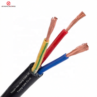 Kabel Tembaga Fleksibel Tugas Berat YC Berlapis Karet 450/750V Tahan Cuaca Inti Tahan Api