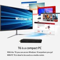 Mini PC Stick sans ventilateur OEM 2021, dernier modèle, processeur Intel Z8350, 2+32 Go / 4+64 Go / 8+128 Go pour Windows 10, Ubuntu Linux, ordinateur de poche