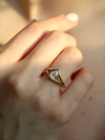 Milskye Personalisierter Maßgefertigter Modeschmuck Messing 18k Vergoldete Schwan-Ringe für Damen