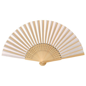 Custom Printed Logo Personalized Traditional Folding Hand Fan with Rib for Wedding and Promotional Use - Product Image 6