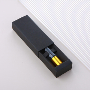 10ml Transparent <b>Black</b> Glass Refillable Empty Perfume Bottle with Silk Screen Printing Round Roller Essence Oil Bottle with <b>Box</b> - Product Image 3