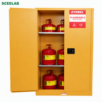Armoire de sécurité pour liquides inflammables résistante au feu SCEELAB, design contemporain, usage commercial, école, hôpital, industrie