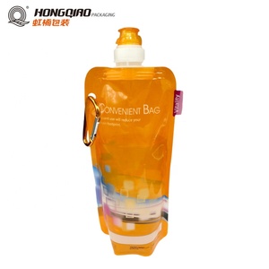 Custom Drink Packaging sacchetto liquido di plastica Stand up Pouch con beccuccio Flip Top manico tappo - Product Image 2
