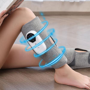 筋肉のリラクゼーションのための3レベルの熱振動を備えた循環および鎮痛ふくらはぎの空気圧縮マッサージャーのための脚マッサージャー - Product Image 5