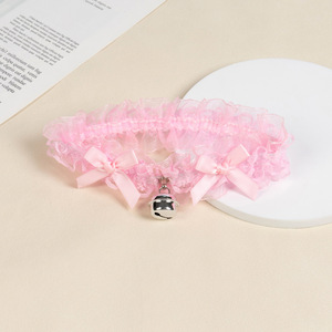 Doux nœud <span class=keywords><strong>dentelle</strong></span> <span class=keywords><strong>cuisse</strong></span> jarretière avec cloche à volants élastique jambe <span class=keywords><strong>bande</strong></span> <span class=keywords><strong>pour</strong></span> femmes Sexy Lingerie accessoire Halloween Roleplay fête - Product Image 5