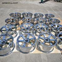 GREENLOOP Maining Forged Chrome Te37 Ultra Saga SL 6061-T6 Velg Tempa dari Paduan Aluminium