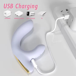 Personal Silicone Handheld Dual End Massager Vibradores Para Mujer Wand Massage <b>Vibrator</b> - Product Image 5