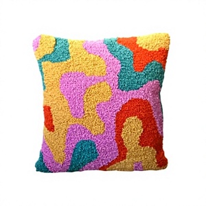 Designer Tufted Boho Cushion Cover By <b>Indian</b> Textiles H/L Handwoven Decorative <b>Throw</b> Pillow Luxury Boho Pillow Hot Selling - Product Image 1