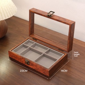 High-End Logo personalizzato MDF Storage più stili Display decorativo per orecchini collana anello per organizzazione di gioielli - Product Image 6